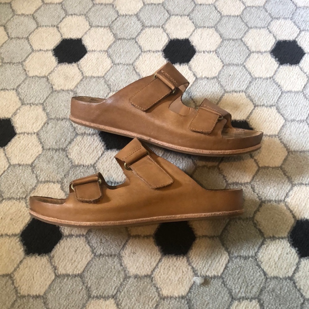 KORK-EASE TAN LEATHER SANDAL